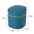 thumbnail image 3 of EGNMCR Mini Trash Can With Lid, Mini Trash Can With Lid, Desktop Mini Trash Can, Countertop Mini Trash Can, Desktop Mini Trash Can, Mini Trash Basket,, 3 of 7