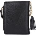 thumbnail image 3 of Women's RFID Mini Soft Leather Bifold Wallet With ID Window Card Sleeve Coin Purse, 3 of 5