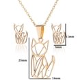 thumbnail image 2 of Womens Fashion Pendant Earring Set Color Clavicle Necklace Exquisite Earrings, 2 of 5