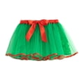thumbnail image 4 of Yuyuzo Jupe Superposée Jupes Mini en Tulle pour Filles Robe de Danse Princesse Robes Colorées à Volants avec Bandeau à Nœud, 4 of 7