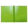 thumbnail image 1 of ZTTD Plastic Folder with Prongs 2 Pocket, 1 Pack Green Plastic Folders with Pockets and Prongs, Letter Size, Heavyweight Poly Prong Folders, 1 of 9