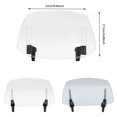 thumbnail image 4 of Baohd Spoiler d'Extension de Déflecteur de Vent de Moto Robuste et Stable avec Stabilité de Confort Réglable à Clipser Durable Transparent 1Set, 4 of 6