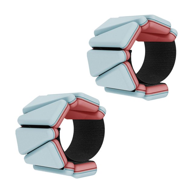S SERENABLE 2 Pcs Poids Cheville/poignet 1 kg Réglables pour Exercice d'Aérobic et de Gymnastique Vert