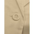 thumbnail image 4 of Innerwin Blazers Solid Color Women Cardigan Jacket Work Shawl Neck Slim Fit Business Jackets Apricot S, 4 of 6