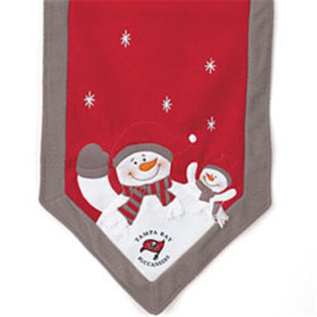 Chemin de Table Tampa Bay Buccaneers 72x15 Snowman