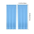 thumbnail image 3 of ZENGHUIJ Solid-Color Double-String Polyester Curtain Sheers Semi-Sheer Curtains Rod-Pocket Style Semi-Sheer Curtains, 3 of 6