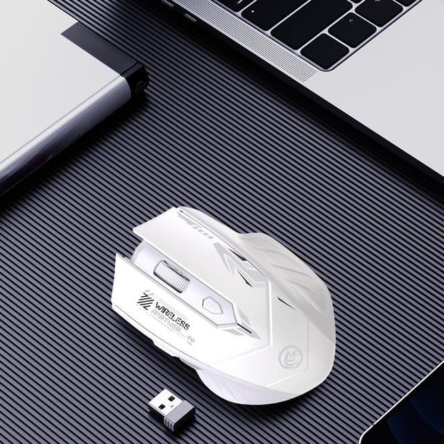 Wireless Bluetooth Mouse, Dual Mode Wireless Mouse, Rechargeable Silent Mouse, Adjustable DPI Office Gaming Mouse, Type C Fast Charging Mouse, Portable Computer Mouse