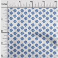 thumbnail image 2 of oneOone Cotton Poplin Medium Blue Fabric Block Sewing Craft Projects Fabric Prints By Yard 42 Inch Wide-RK, 2 of 5