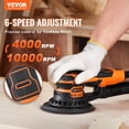 thumbnail image 2 of VEVOR Random Orbital Sander 5" & 6" Brushless Orbital Sander Sander 10000PRM 6 Speed, 2 of 9