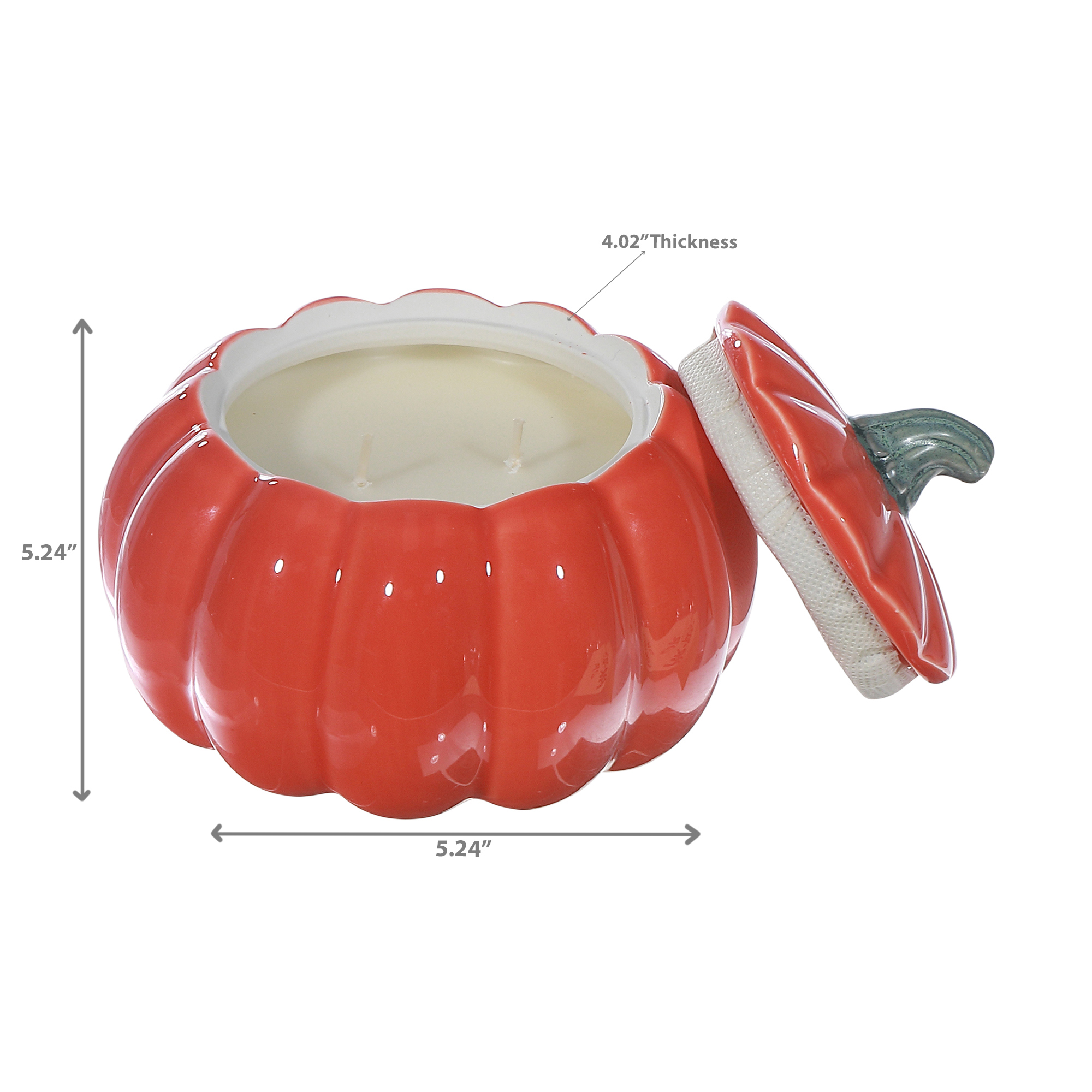 Bougie Parfumée En Pot De 14 Oz (Orange) (Citrouille)