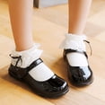 thumbnail image 3 of MIASHUI Ballerines Mary Jane pour Filles, Chaussures de Robe d'Uniforme Scolaire Confortables, Noir, 5-6 Ans, 3 of 6