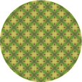 thumbnail image 1 of Ahgly Company Machine Washable Indoor Round Transitional Pistachio Green Area Rugs, 5' Round, 1 of 7