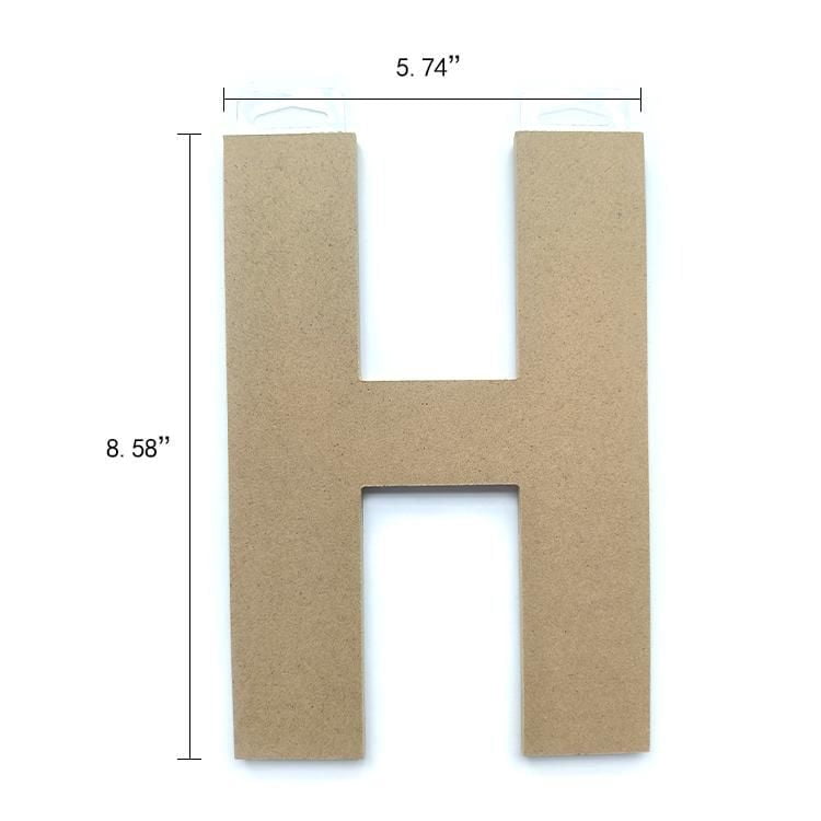 Lerman decor's wood letter H