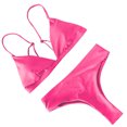 thumbnail image 3 of EGNMCR Bikini Set Fashion Women Solid And Printed Swimwear Bikini Split Swimsuit Set, 3 of 3
