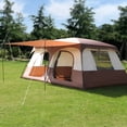 thumbnail image 2 of Camping Travel Camping Tent with 2 Rooms Large Family Cabin Tent Breathable and Rainproof for Outdoor Camping Hiking Backpacking Beach, 2 of 7
