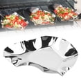 thumbnail image 2 of MVRLSH Baking Trays Stainless 304 Stainless Large Grilling Pan Reusable For Baked Grilled For Cooking Silver Kitchen Metal Dish For Seafood Clam Scallop, 2 of 9