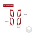thumbnail image 4 of for Dodge for Charger 2015-2023 Real Carbon Fiber Inner Door Handle F for Ram e Trim 4pcs, 4 of 4