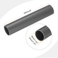 thumbnail image 2 of Unique Bargains PVC Rigid Round Pipe 36mm ID 40mm OD 20cm/8' Length Light Grey High Impact for Water Pipe, Crafts, Cable Sleeves, 2 of 6