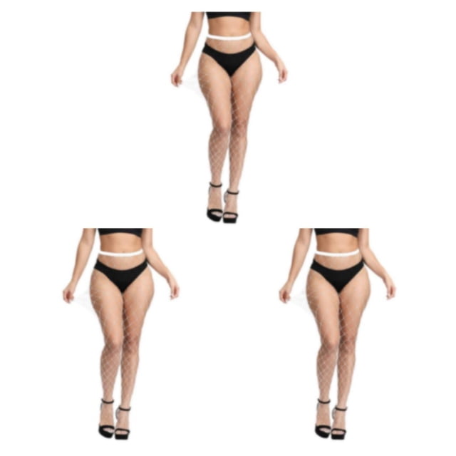 Youkk Collants en Nylon Confortables Collants Opaques à la Mode pour Femme Moderne Bas Résille Légers Ensemble de 3
