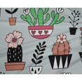 thumbnail image 5 of oneOone Coton Bio Voile Feuilles & Imprimé Floral BTY 42 Pouces de Large, 5 of 5