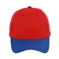 thumbnail image 2 of Casquette de Baseball Bicolore Ajustable, Rouge Bleu Royal, 2 of 2