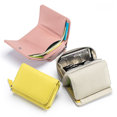 thumbnail image 2 of Portefeuille mini Court en Cuir Véritable pour Femme à Trois Volets, Grande Capacité, Sac à Monnaie Multifonction, Sac de Rangement, 2 of 4