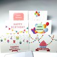 thumbnail image 3 of Shisuyan Happy Birthday Cards With Envelopes Birthday Folding Cards Paper 6Pcs, 3 of 9