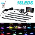 thumbnail image 1 of Agiferg 72 LEDs, 4X LED USB RGB LED Neon Strip Light Music Remote Control, 1 of 8