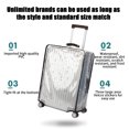 thumbnail image 3 of Clear PVC Suitcase Protector Cover - Waterproof Luggage Dust Bag (22-30 Wheeled Case), 3 of 9