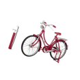 thumbnail image 1 of 1/10 Bike Model Rotatable Wheel Vintage Handicraft Ornaments for Desktop, 1 of 6