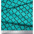 thumbnail image 3 of Soimoi Green polyester Crepe Fabric Brush Stroke Abstract Print Fabric by Yard 42 Inch Wide, 3 of 3