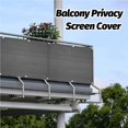 thumbnail image 1 of Balcony Shade Net Balcony Privacy Screen Cover Replacement Sunproof Cooling Weather-Resistant Fence Windscreen for Outdoor Backyard Patio Light Grey, 1 of 9