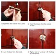 thumbnail image 2 of Rdeghly Home Security Optical Glass 220 Degree Wide Angle Peephole Door Scope Viewer, Home Security Peephole,Door Viewer, 2 of 8