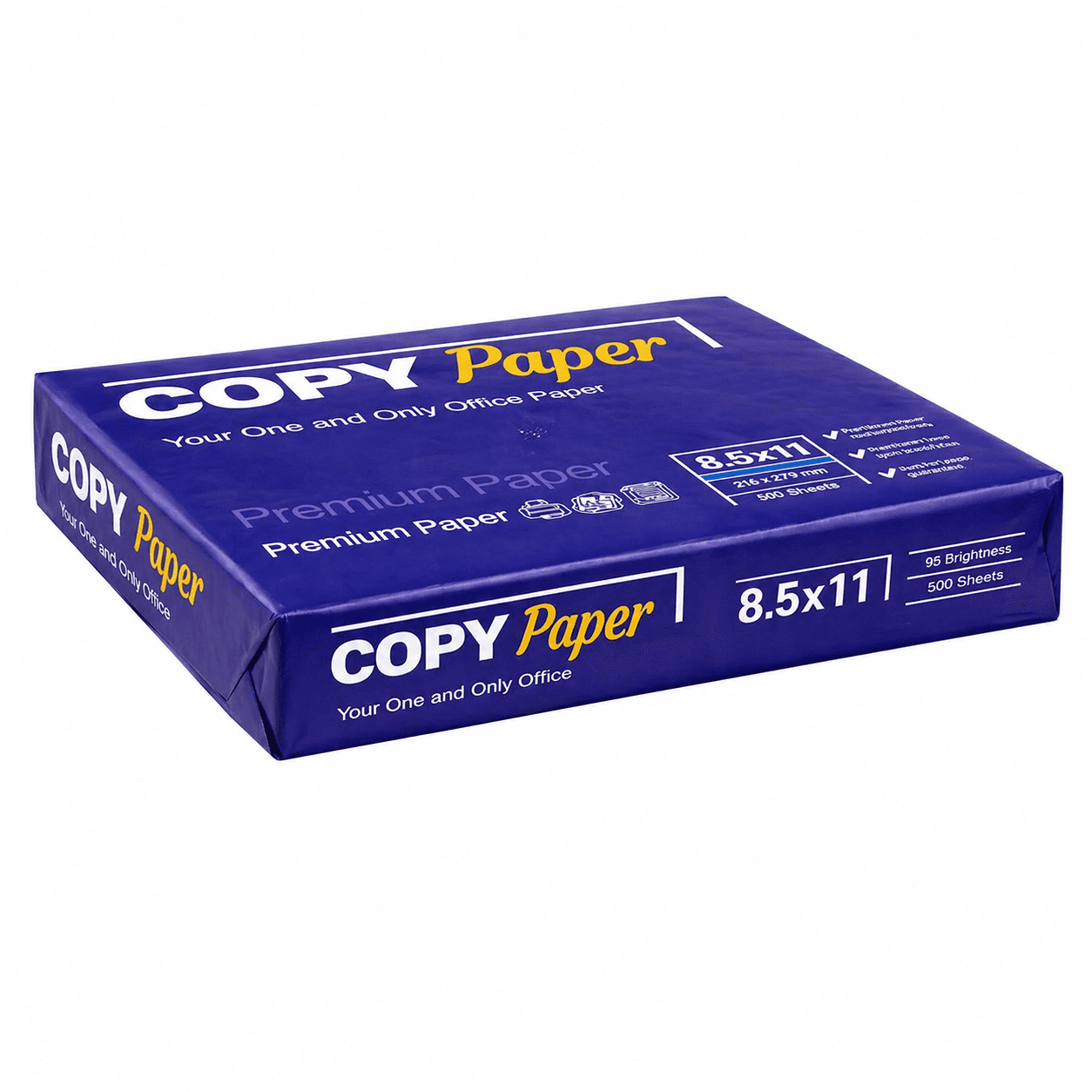 Copy Paper/Office Paper 8.5" x 11" Paper (Letter Size),  500 Sheets (1 Ream) Paper - White (Packaging May Vary)