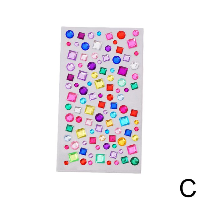 CUITING Antner Self-Adhesive Rhinestone Stickers Gems For Crafts Bling Jewels H1T7