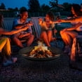 thumbnail image 2 of Outsunny Fire Pit, Portable Firepit with Poker, Black, 2 of 10