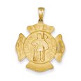thumbnail image 1 of 14K Yellow Gold Large St. Florian Badge Pendant, 1 of 2