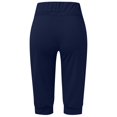 thumbnail image 5 of Stylish Solid Tone Everyday Capri Pants for Women Comfortable Stretch Fabric Versatile Wear, 5 of 5
