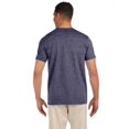 thumbnail image 2 of Gildan Mens Softstyle T-Shirt, 4XL, Heather Navy, 2 of 3