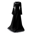 thumbnail image 4 of Medieval Dress for Women Renaissance Women Dress Fit Irregular Long Sleeve Cosplay Maxi Dress Maxi Dress Long Sleeve Renaissance Dress Women Long Sleeve Dress Maxi Dress Women, 4 of 5