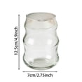 thumbnail image 3 of TIELUTT 3 Styles Glass Cups 650ML/530ML/410ML Drinking Glassware Ripple Glasses for Iced Coffee Juice Beverage Coffee Cups with Words Wide Mug Set Very Large Coffee Mugs Mug Yesteryear Coffee Mugs, 3 of 5