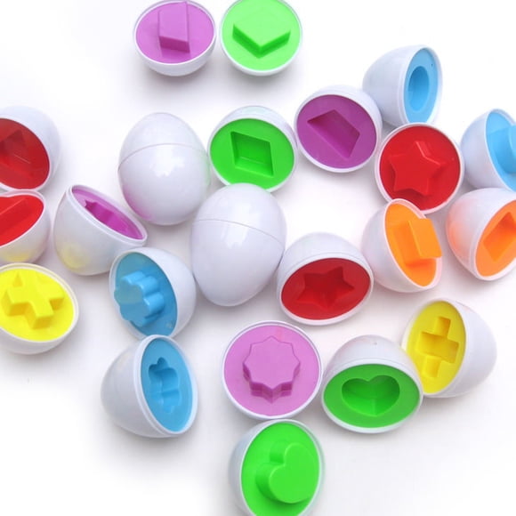 NETSENG Easter Toddler Toys 2 3 4 Years Old - Colorful Chick Toys with 6 Matching Eggs Montessori Shape Assortment Toys with Chicken Boxes for 3 4 5 6 Years Old Boys and Girls