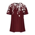 thumbnail image 4 of Birdeem Womens Round Neck Fashionable Casual Short Sleeved Spring/Summer Top, 4 of 12