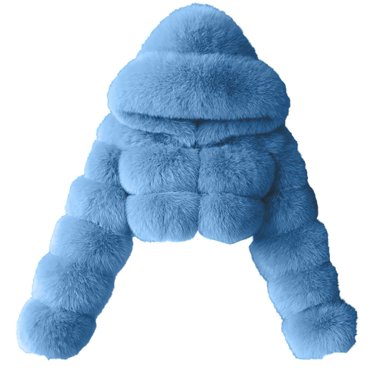 EGNMCR Veste à Manches Longues pour Femmes, Manteau Décontracté Sans Capuche à Manches Longues & Vestes Femmes Court Fausse Capuche Chaude Veste à Capuche en Fourrure Manteau à Manches Longues pour Femmes