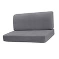 thumbnail image 3 of mmirethe RV Dinette Cushion Covers Easy Fitted Dark Stretch Slipcover Seat Sofa RV Elastic Gray Dark Gray, 3 of 5