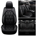 thumbnail image 3 of Maidao Car Seat Covers Leather Set for Mercedes-Benz for A35 2018-2024 5 Seats Compatible Airbag Waterproof Front Rear Cushion Protector with Pillow and Headrest Gray, 3 of 8