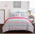 thumbnail image 1 of Chic Home QS4435-BIB-US Taree Ensemble de Housse de Couette Réversible de 9 Pièces et 44; Bleu Aqua Complet, 1 of 1
