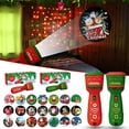 thumbnail image 4 of DEBGFS Christmas Flashlight Projector 21 Different Images，LED Christmas Story Projection Torch Indoor Outside Decor，Kids Luminous Toy Educational Gift(Green),Green, 4 of 5