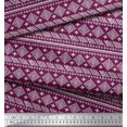 thumbnail image 3 of Soimoi Georgette Viscose Fabric Aztec African Fabric Prints By Yard 42 Inch Wide, 3 of 3