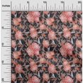 thumbnail image 2 of oneOone Cotton Poplin Orange Fabric Florals Sewing Craft Projects Fabric Prints By Yard 56 Inch Wide, 2 of 5